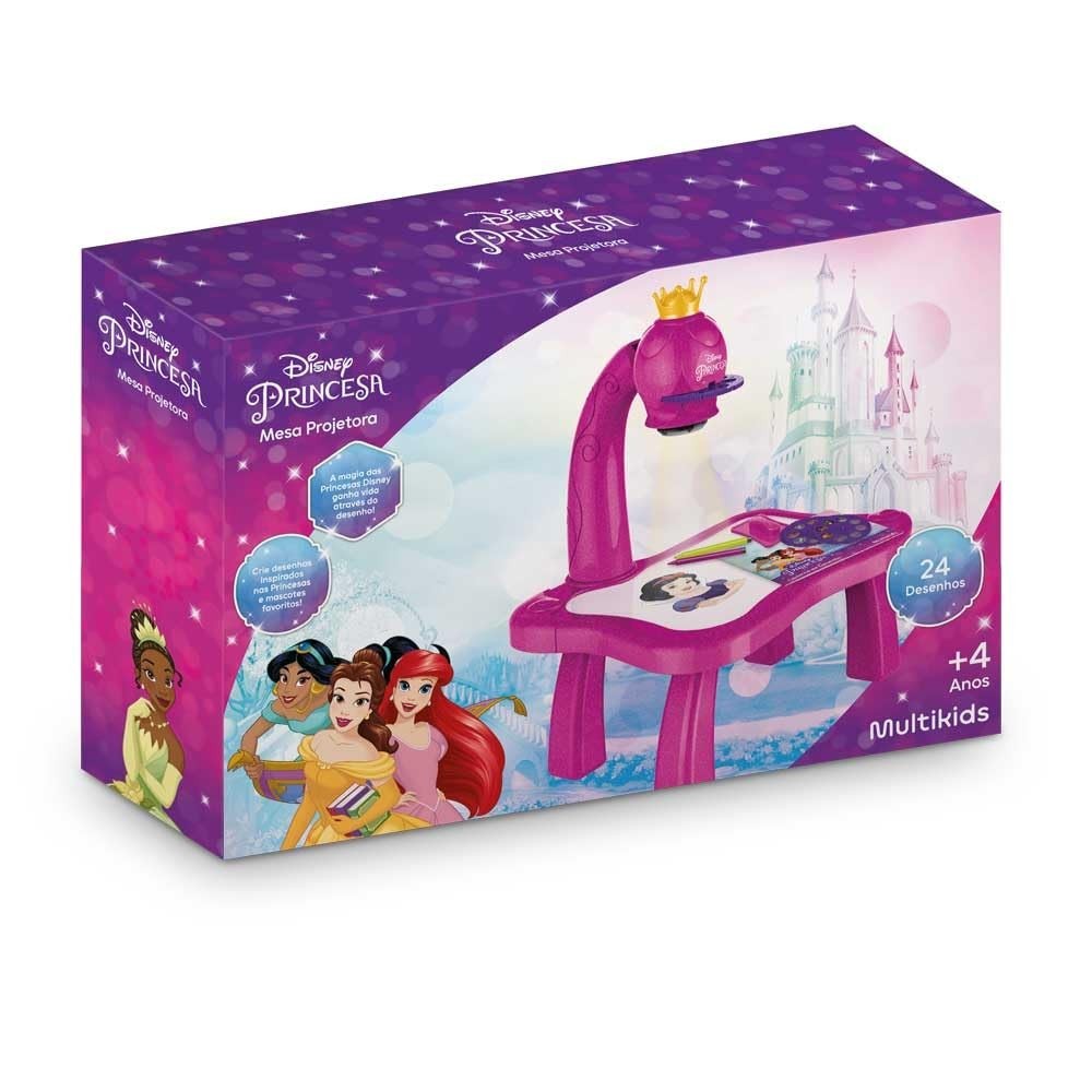Mesa Projetora Princesas Disney Multikids - Brinque e Aprenda com Magia!