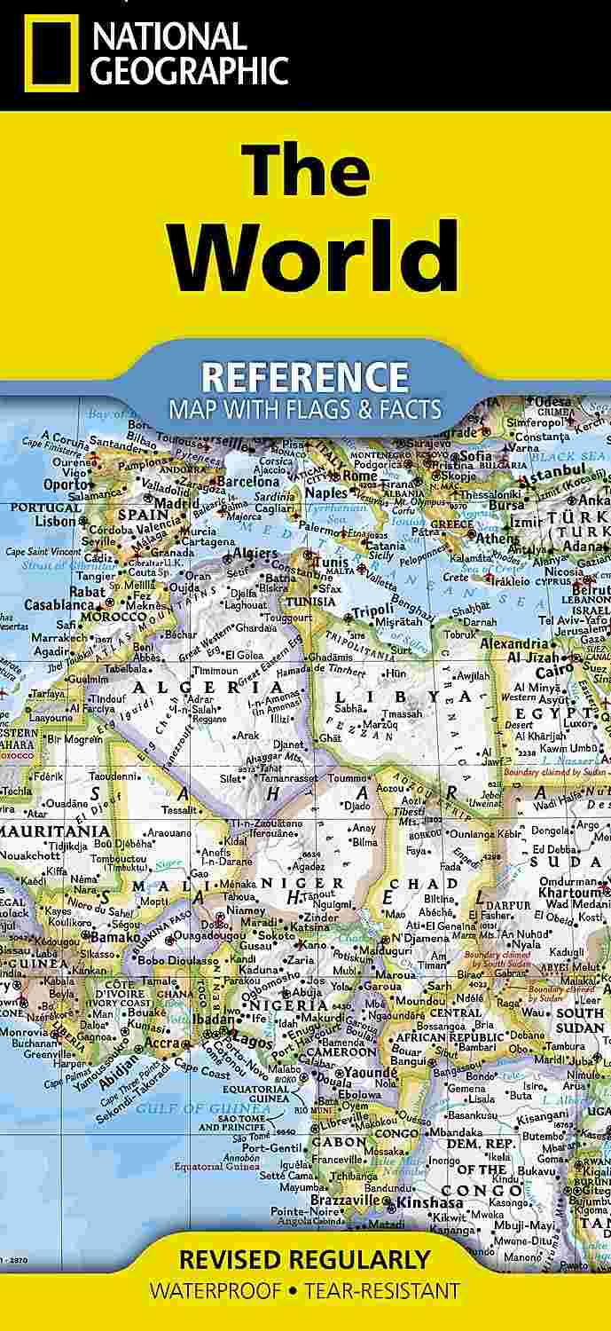 Mapa Mundi National Geographic: Descubra o Mundo com Bandeiras e Fatos Essenciais