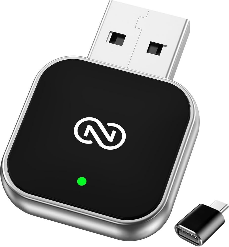 Adaptador CarPlay Sem Fio: Transforme Seu Carro Instantaneamente!