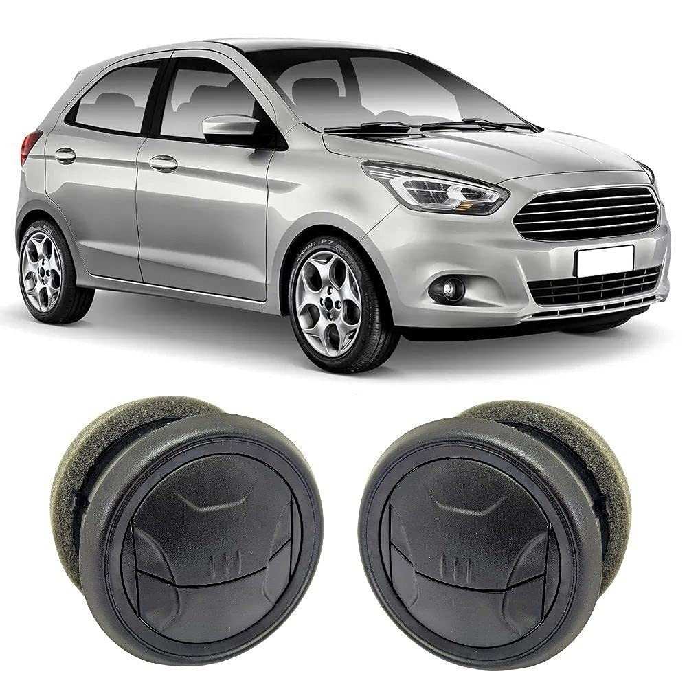Difusor de Ar Lateral Ford Ka 2015-2020 Preto - Design e Proteção Premium