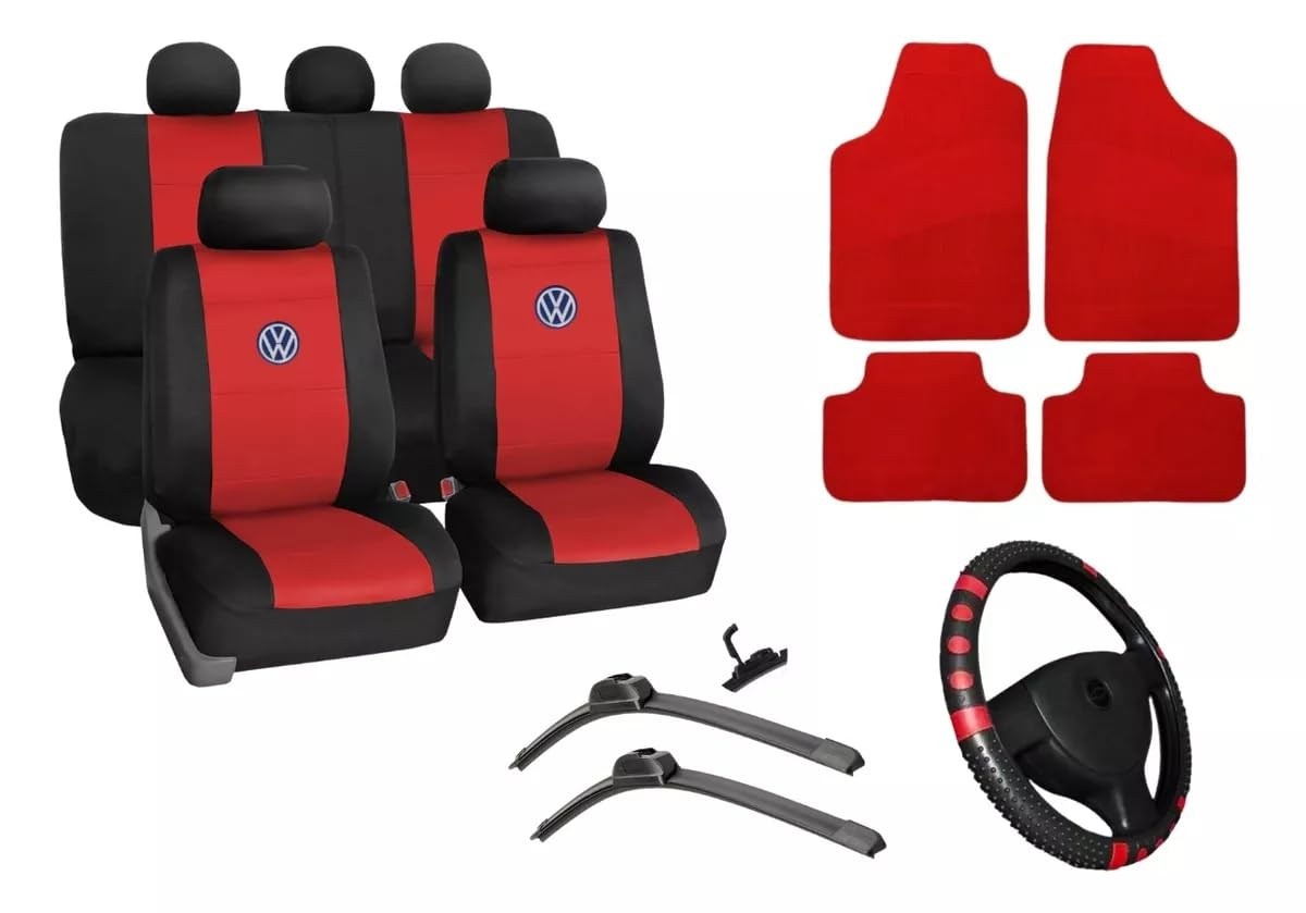 Kit Completo Fox 2004-2008: Capa Banco Couro, Tapete e Palheta - Renove Seu Carro!