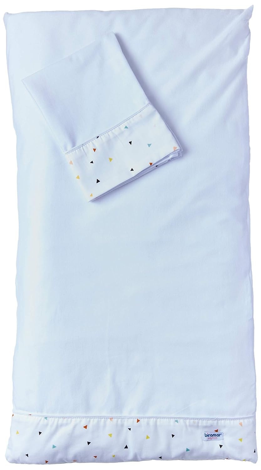 Colchonete e Fronha Biramar Baby Malha New York Mini Triângulo - Conforto e Estilo para o Bebê