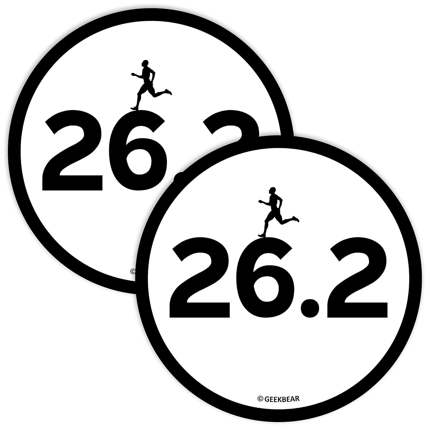 Ímã de Carro GEEKBEAR 26.2 Marathon - Celebre Sua Conquista com Estilo!