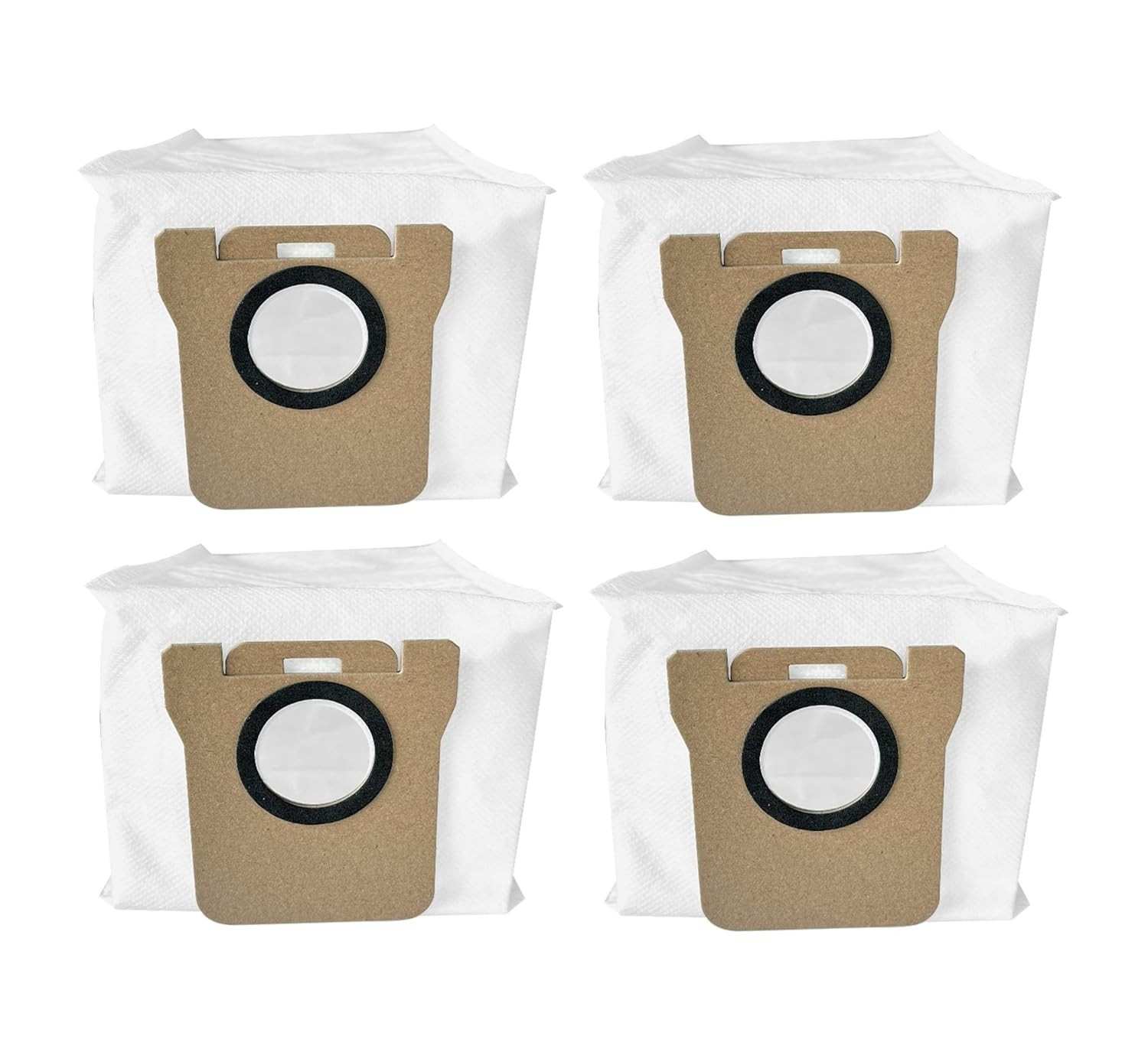 Kit 4 Refis Saco Coletor para Robô Aspirador Xiaomi X10+/X20+ Pro Max - Alta Resistência e Encaixe Perfeito