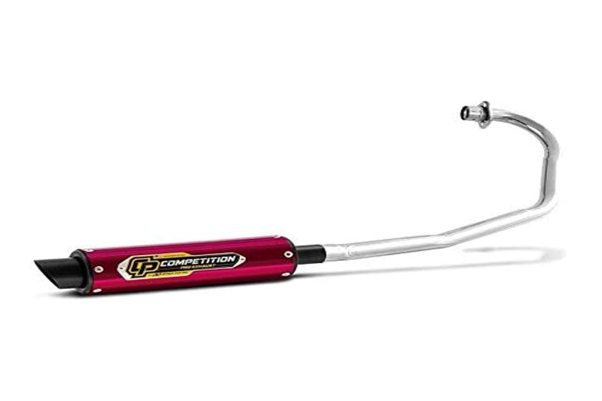Escapamento Pro Tork Competition Rosa para Honda Titan 150 KS/ES (2004-2008) - Curva Cromada