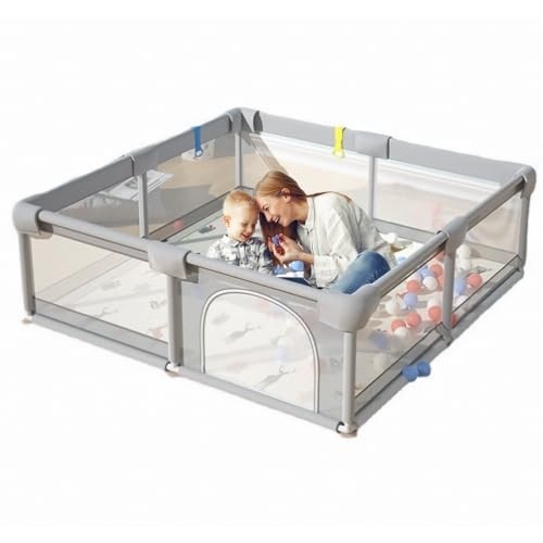 Cercadinho para Bebê 150x180x68cm - Seguro, Respirável e Versátil para Casa e Jardim