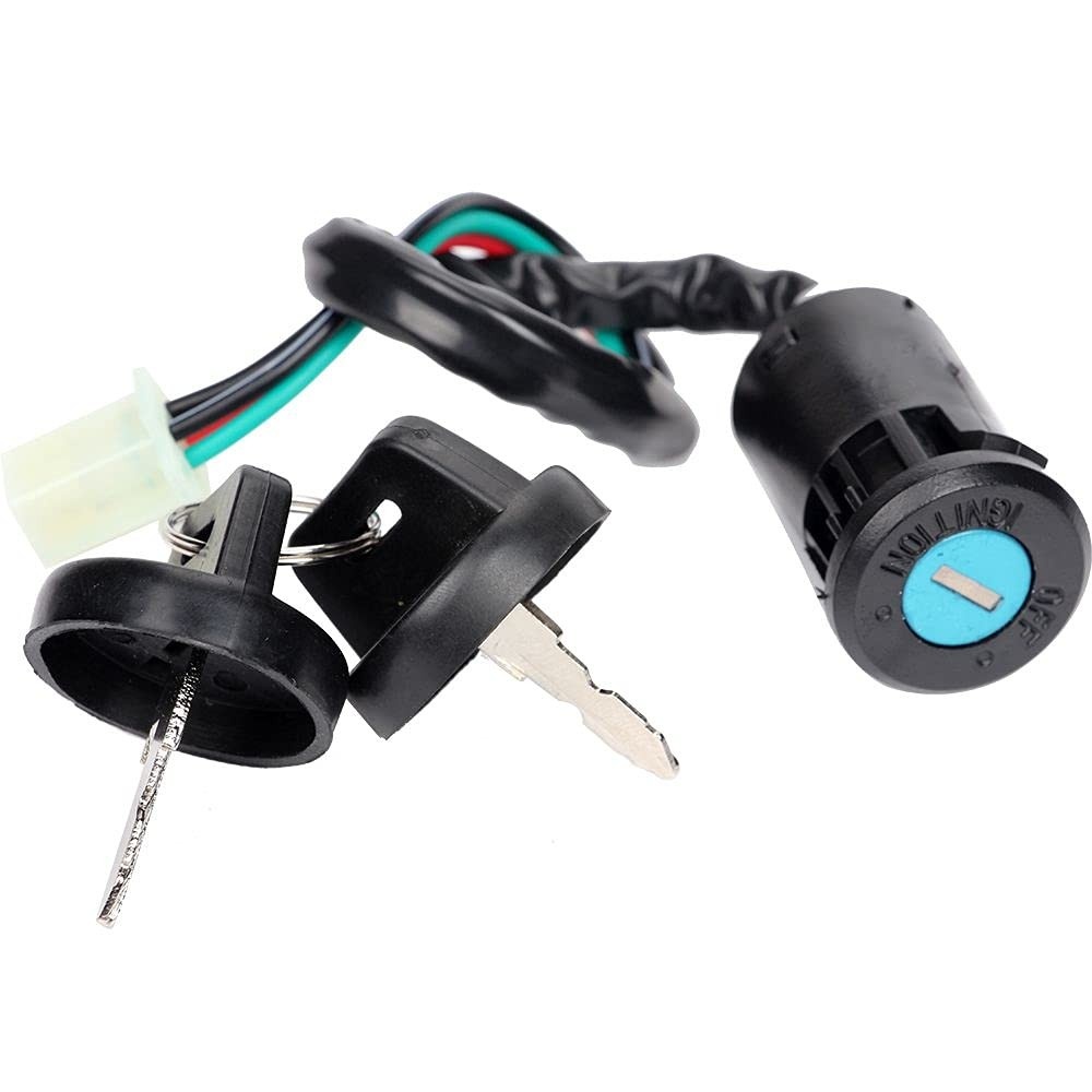 Interruptor de Ignição Universal com 2 Chaves para Scooters e Motos 50cc a 250cc