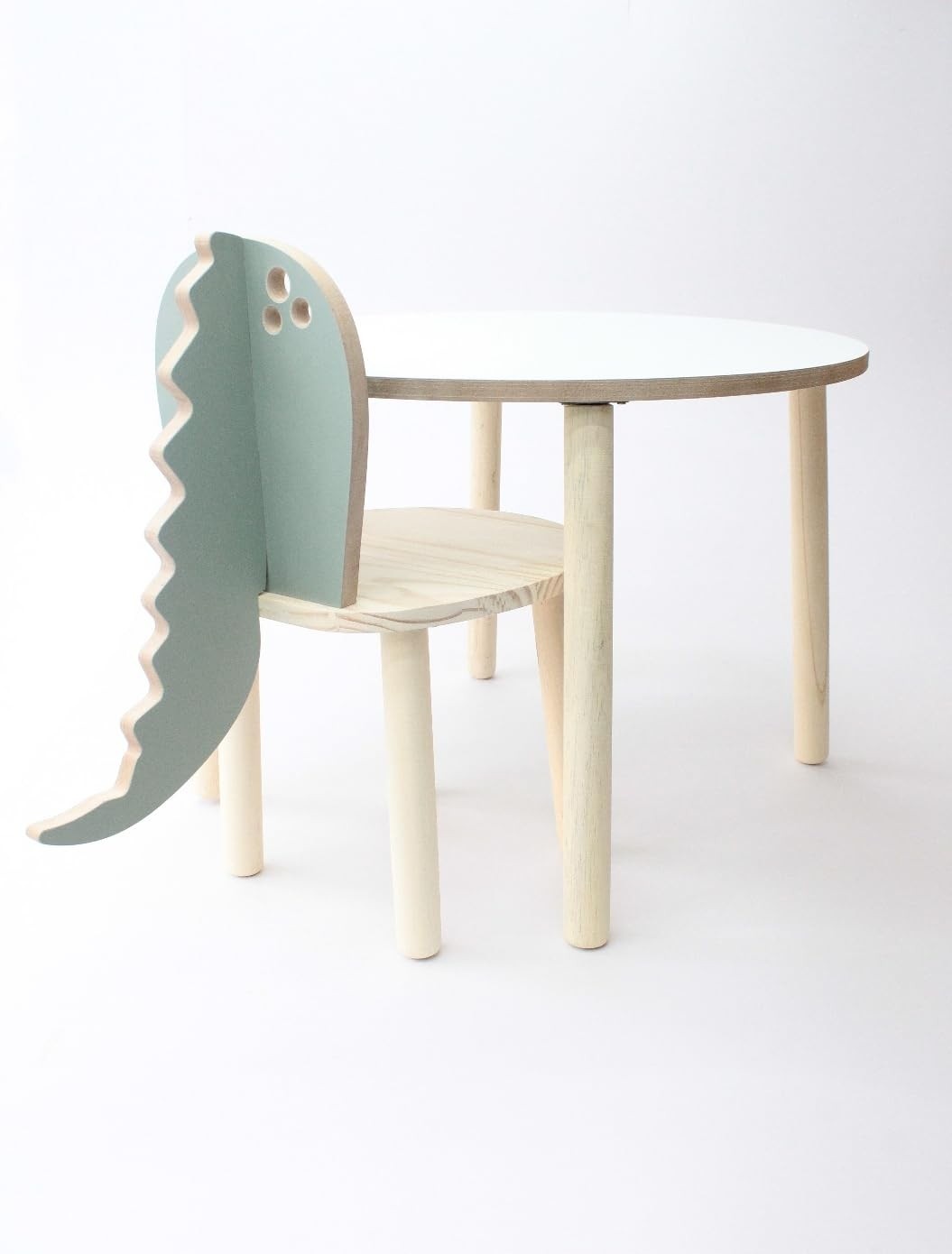 Conjunto Mesa e Cadeira Temática de Dinossauro - Estilo e Diversão para Crianças