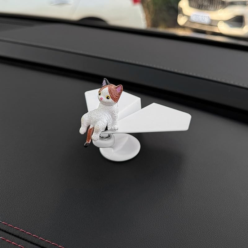 Decoração de Carro Feminina: Enfeite de Gato para Painel e Retrovisor - Toque Encantador!