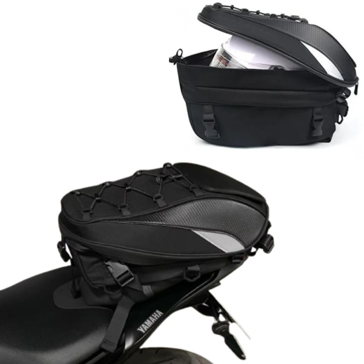 Mochila Baslu para Capacete de Moto: Impermeável, 37L, Confortável e Segura