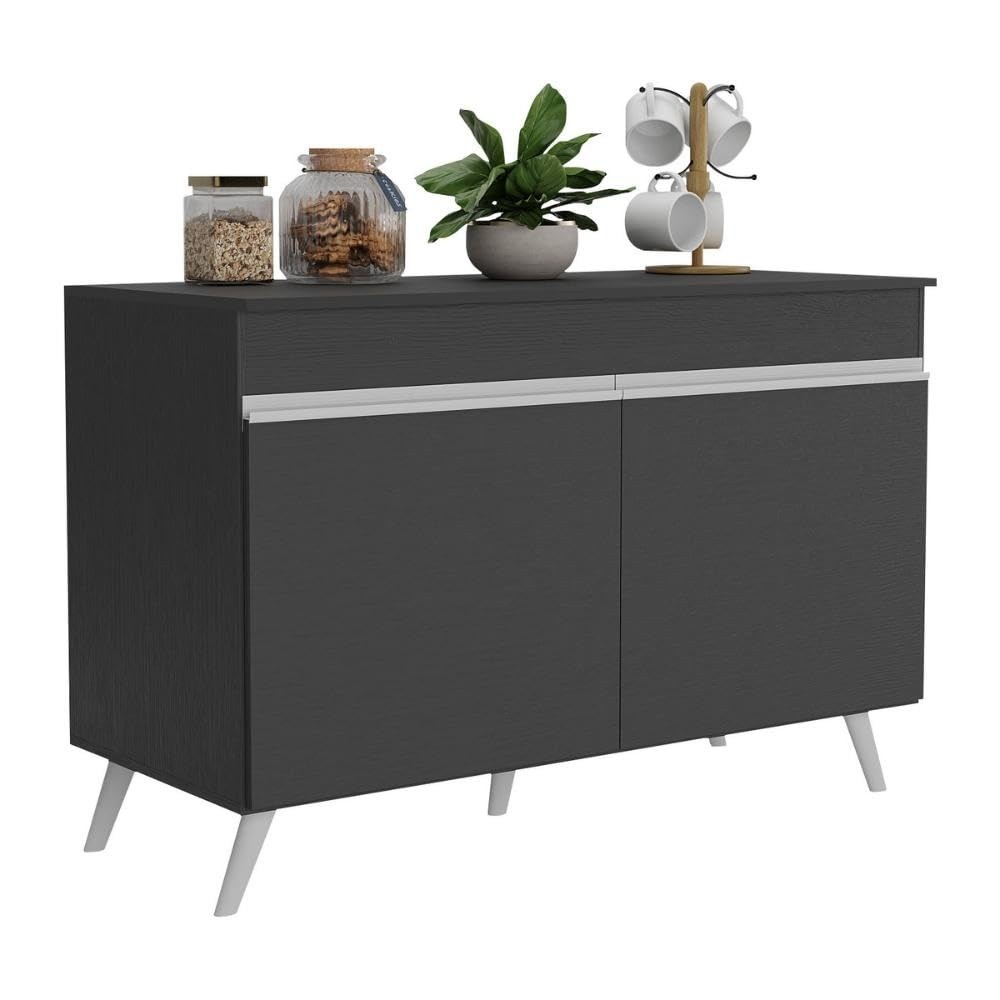 Balcão de Cozinha Veneza 120cm com 2 Portas - Design Moderno e Funcionalidade Premium