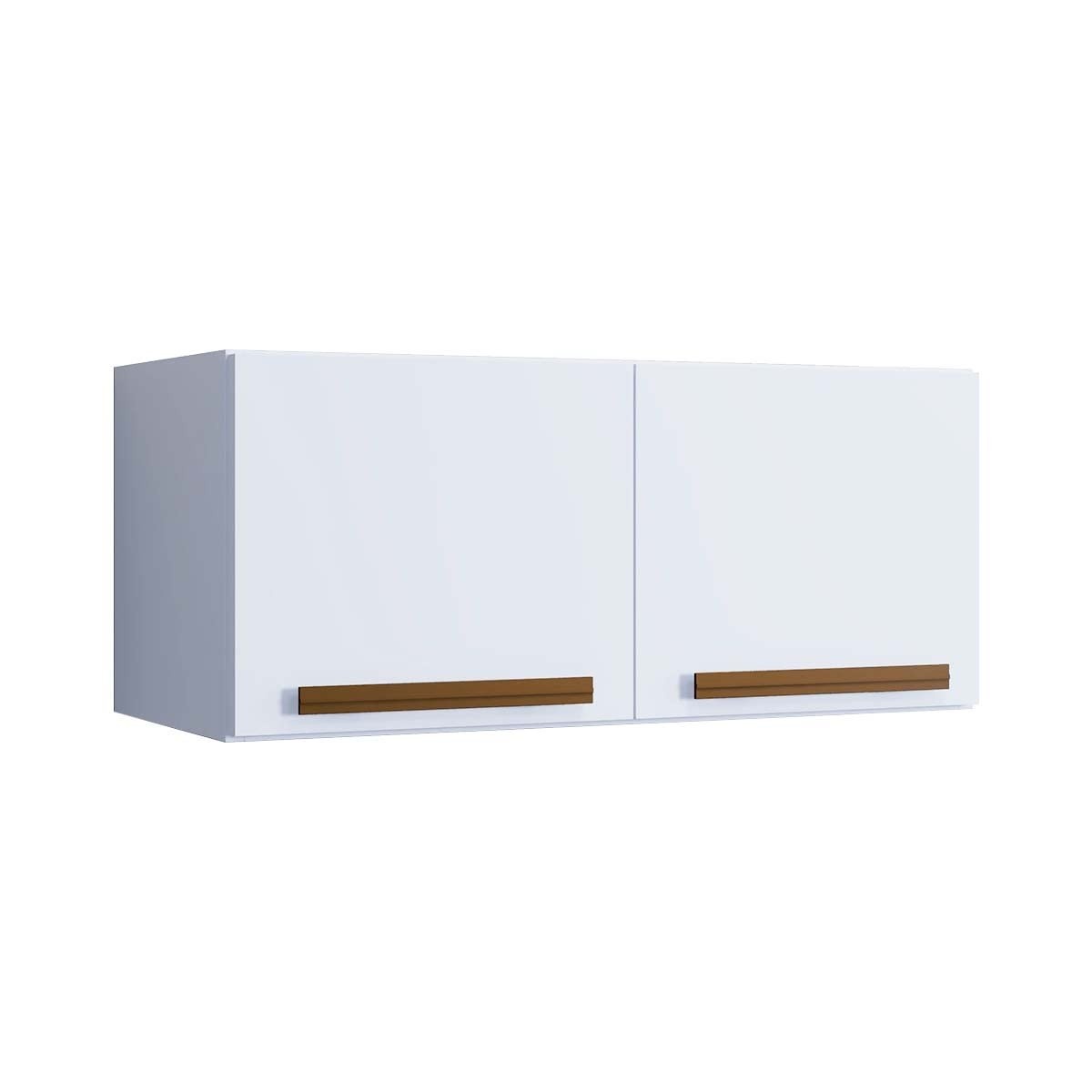 Armário Aéreo Turquesa 70x32cm com 2 Portas – Organização Moderna para Cozinha e Banheiro