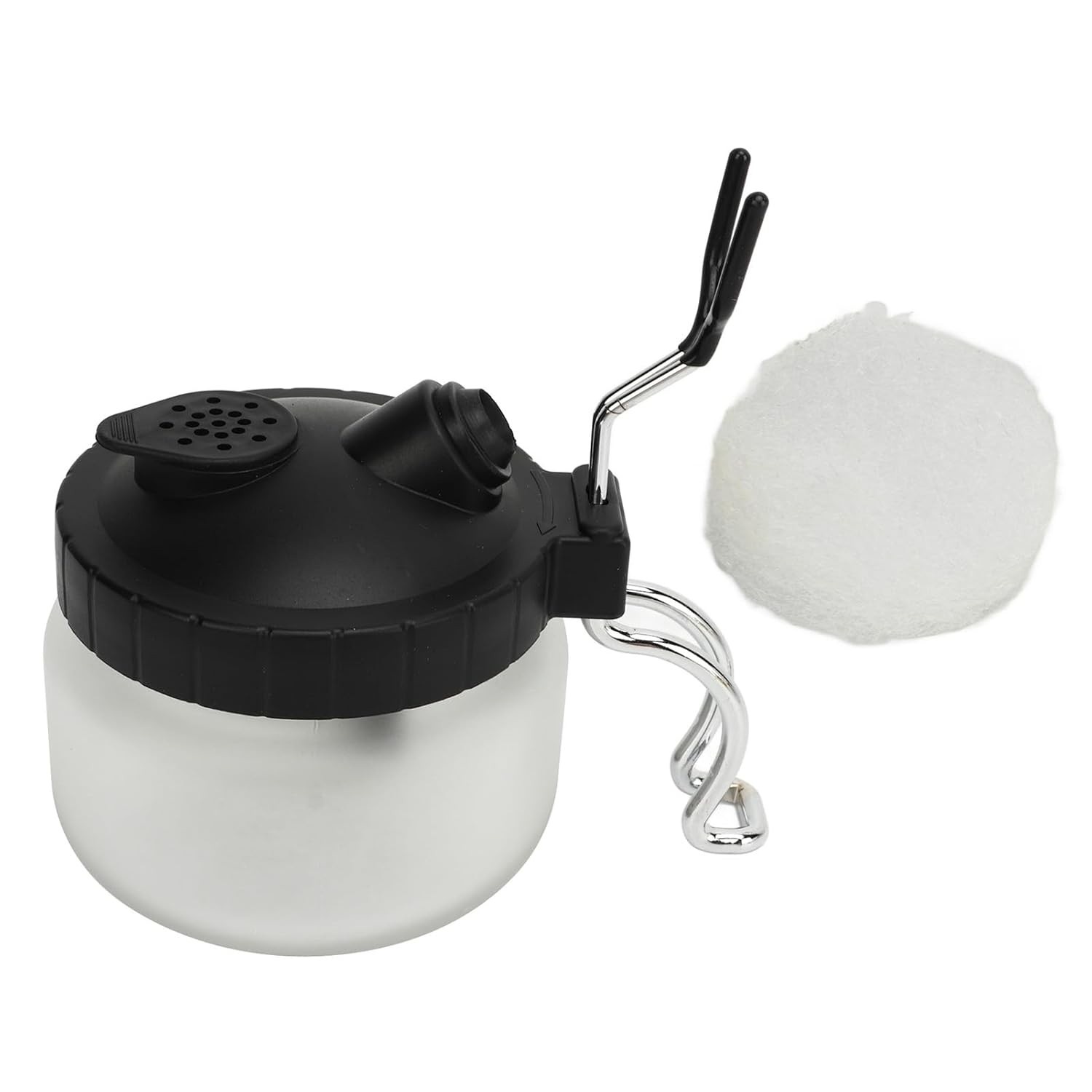 Pote de Limpeza de Aerógrafo com Suporte - Sistema Multifuncional em ABS para Pintura DIY e Profissional
