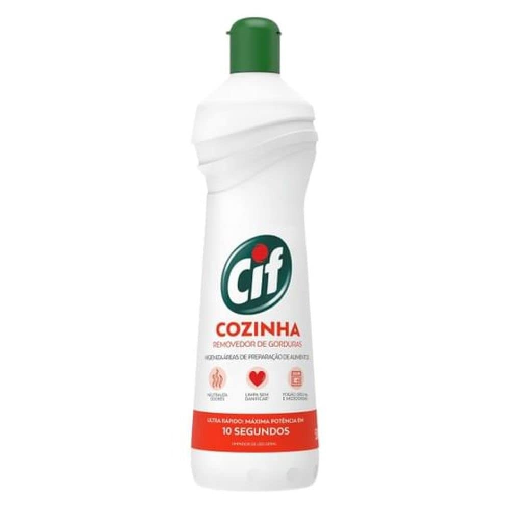 Limpador Desengordurante Cif para Cozinha - 500ml | Potente Ação contra Gordura