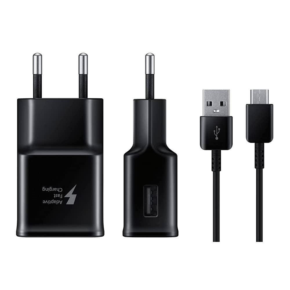 Carregador Samsung Fast Charge Tipo C Preto EP-TA20BBBCGBR: Potência e Velocidade para Seu Dia a Dia