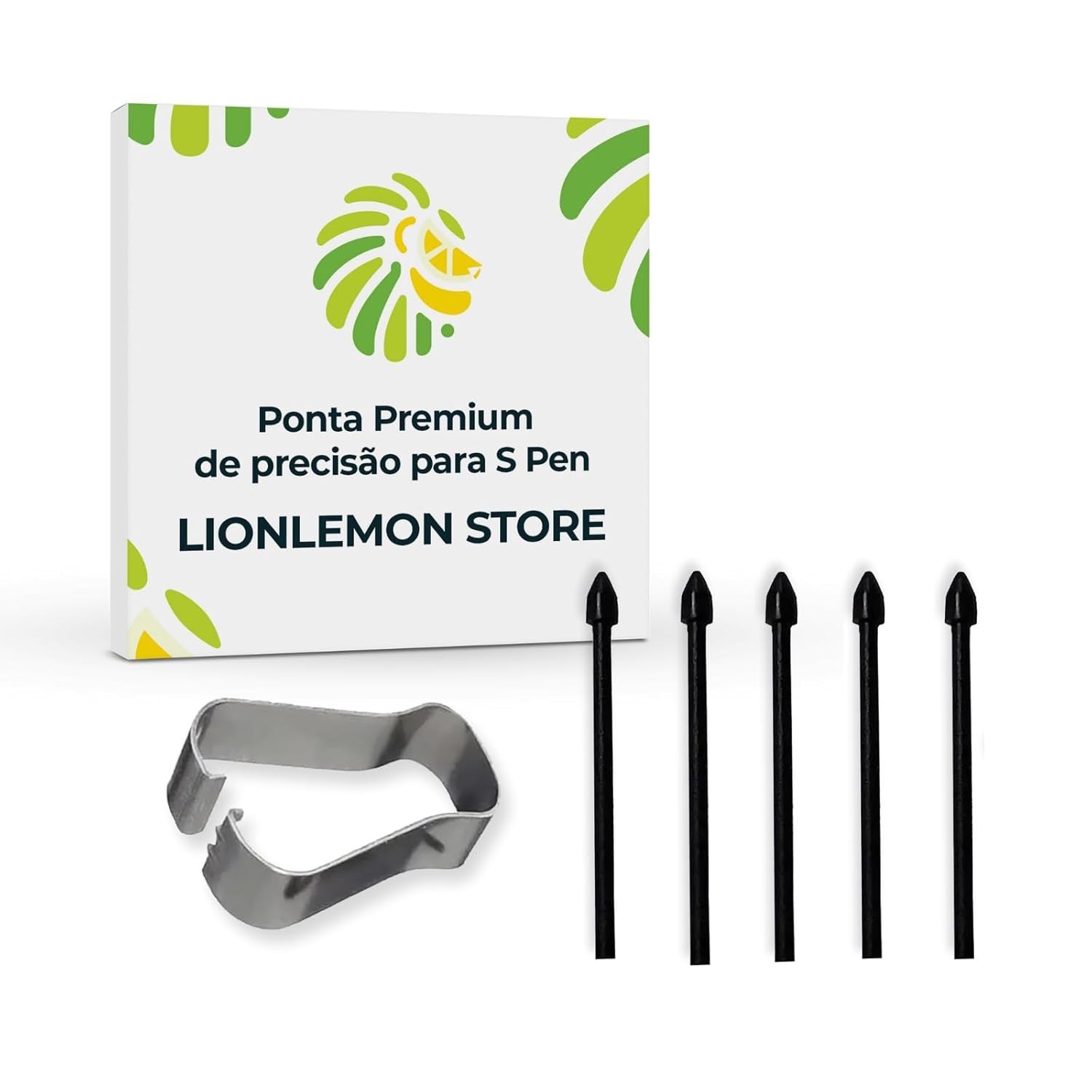 Ponta Premium Preta para S Pen Galaxy Tab S6/S7/S8/S9/S10 - Alta Precisão e Durabilidade | LionLemon Store