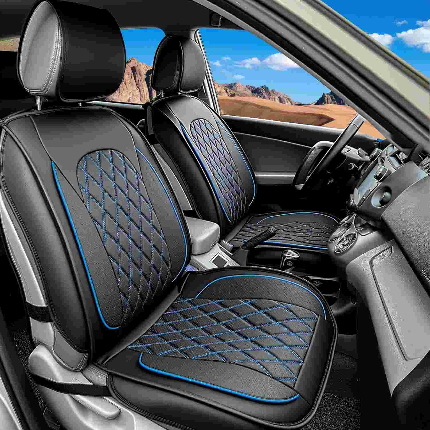 LINGVIDO: Capas de Assento em Couro Napa Premium - Conforto e Estilo para Seu Carro