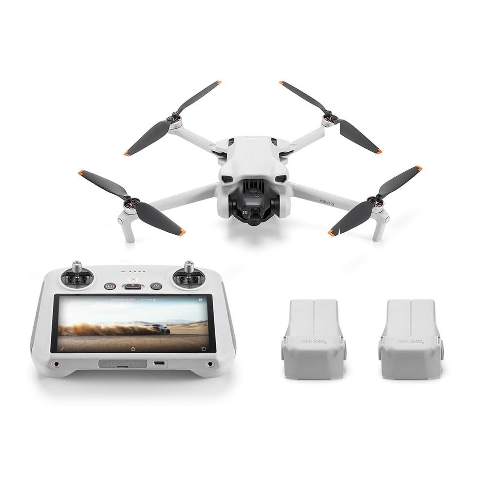 Drone DJI Mini 3 Fly More Combo (Com Tela) - Liberte sua Criatividade com Voo Prolongado e 4K