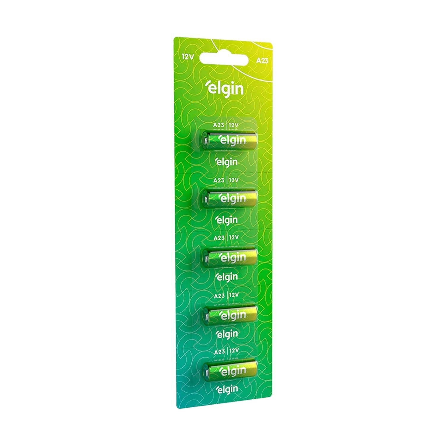 Bateria Alcalina Elgin A23 12V - Cartela com 5 Unidades para Diversos Dispositivos