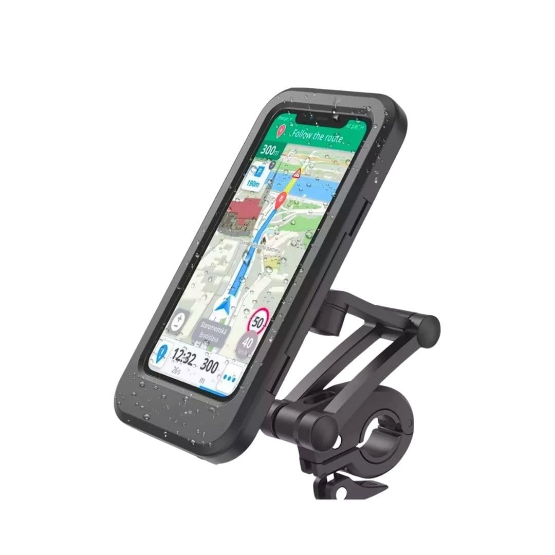 Suporte Celular Moto Bike Guidão Prova D'água Universal Impermeável Antiqueda