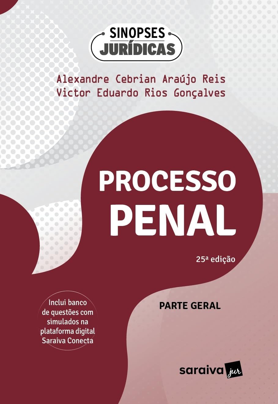 Sinopses Jurídicas: Processo Penal - Parte Geral (25ª Ed. 2024) | Victor Rios Gonçalves