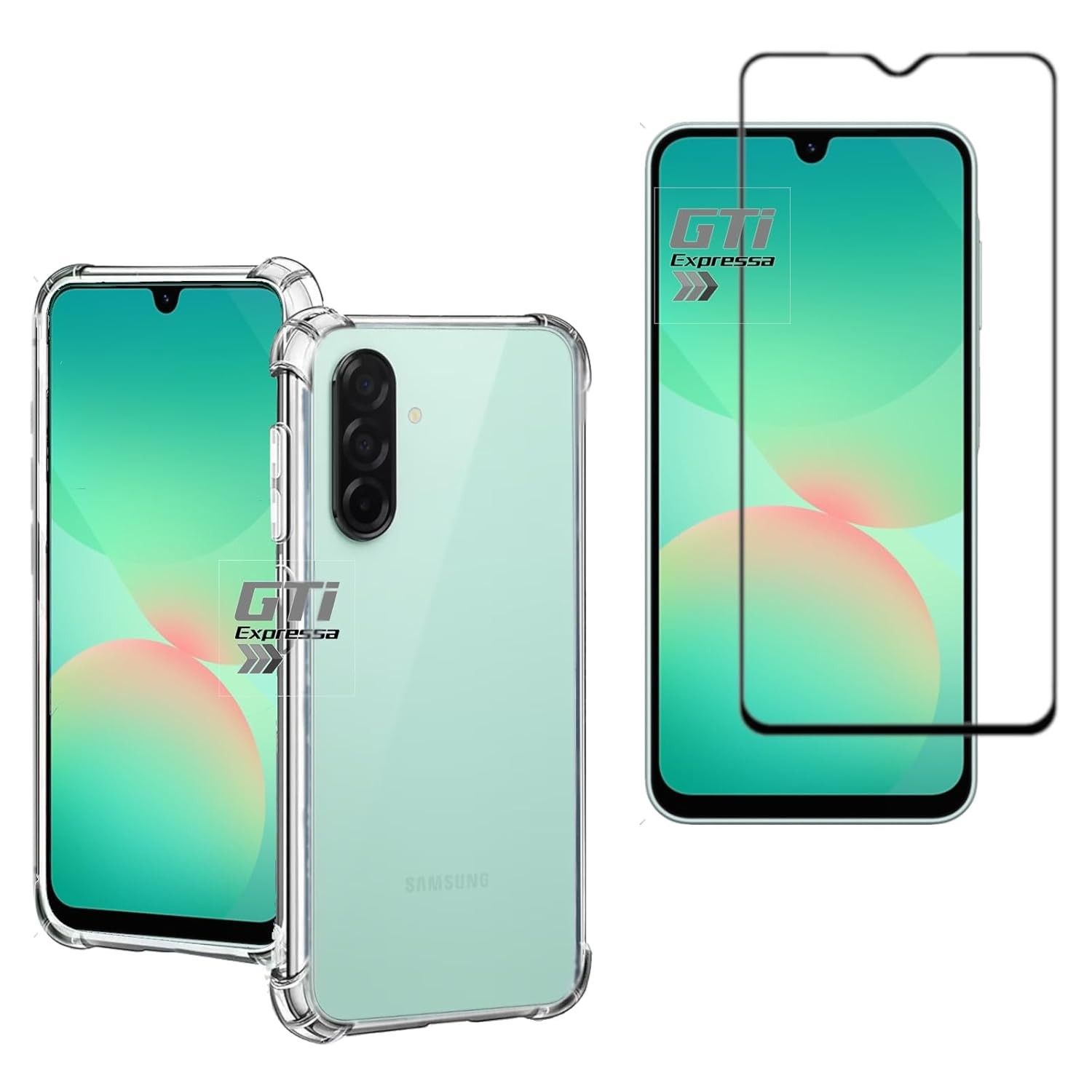Kit Capa com Airbags + Película de Vidro 9H para Samsung Galaxy A26 - Proteção Total GTXA
