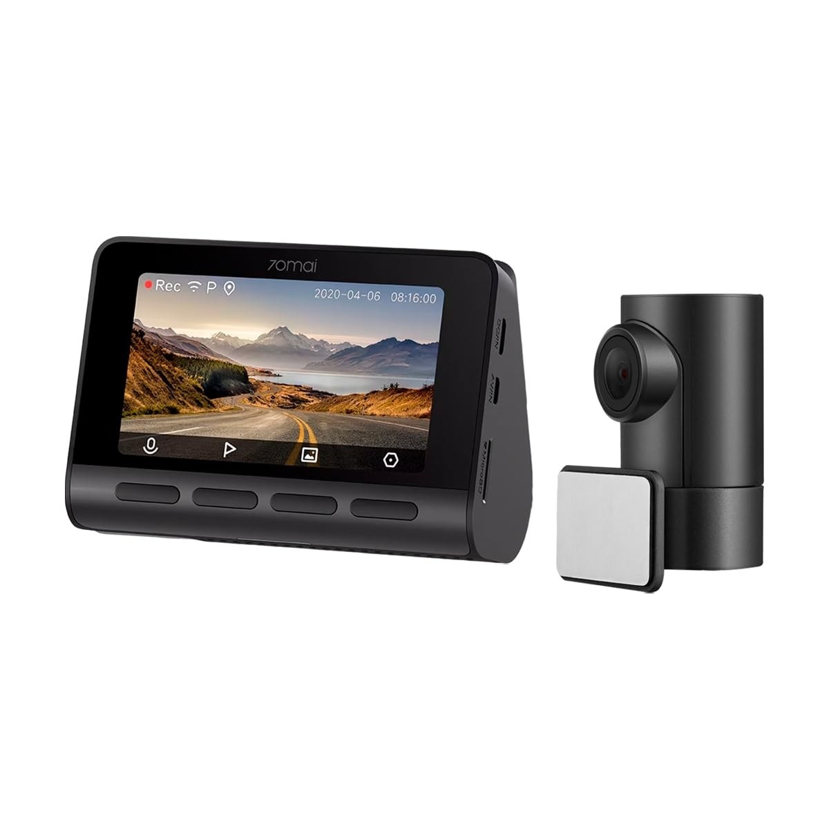 70mai A800S-1: Câmera de Carro 4K com GPS, ADAS e Monitoramento 24h
