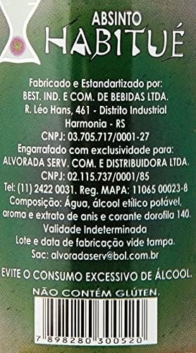 Licor Absinto Habitue 720 Ml