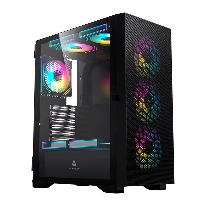 Acegeek Shield D440: Gabinete Gamer Imponente