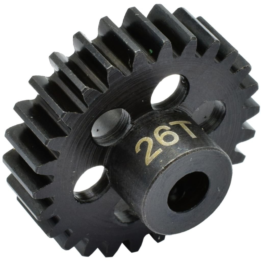 Engrenagem de Pinhão Hot Racing 26T Aço Mod 1 (5mm) - Performance Superior para seu RC