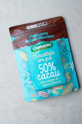Chocolate em Pó 50% Cacau com Açucar Mascavo 200g