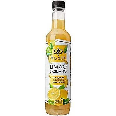 Dilute Xarope Limão Sem Açúcar 500ml: Refrescância Pura
