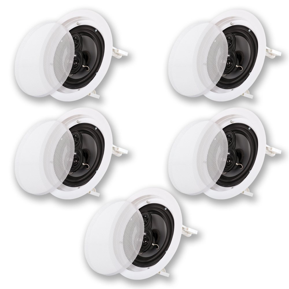 Áudio Acústico CS-IC63: Transforme Seu Home Theater com 5 Alto-Falantes de Teto 6.5" 1500W