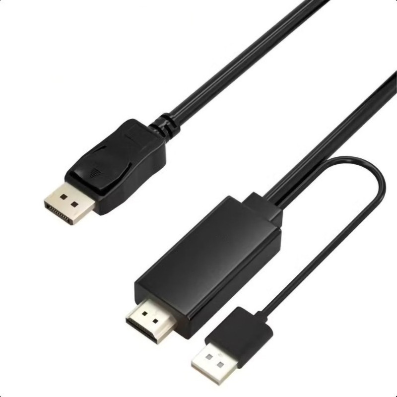 Adaptador HDMI p/ DisplayPort 4K – Imagens Ultra HD Sem Travamentos