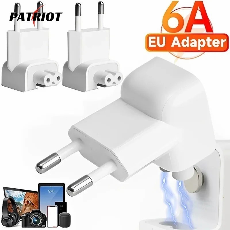 Adaptador UE para iPad e MacBook Pro: Carregamento Global em 1 Pequeno Dispositivo