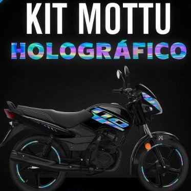 Adesivo TSV Mottu: Friso Holográfico Personalizado!