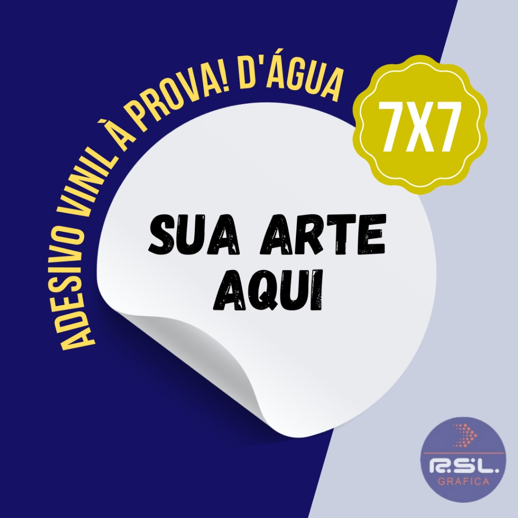 Adesivos 7x7cm: Sua Marca em Destaque!