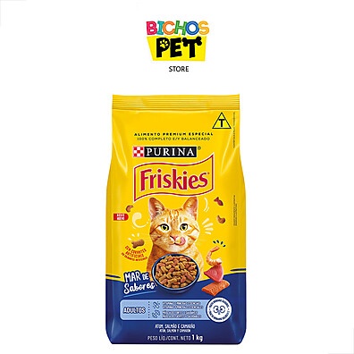 Friskies Mar de Sabores 1kg: Sabor do Mar que Gatos Adoram