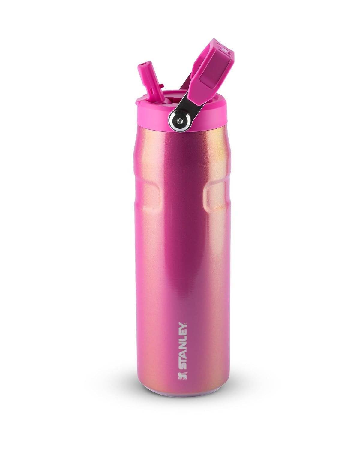 Stanley Garrafa Térmica Aerolight Flip Straw Dazzle Pink Shimmer 710 ML - Leve, Estilosa e à Prova de Vazamentos