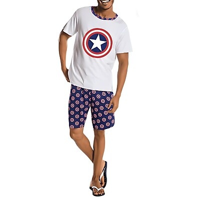 Pijama Homem Super Herói: Conforto e Estilo para Noites Agradáveis