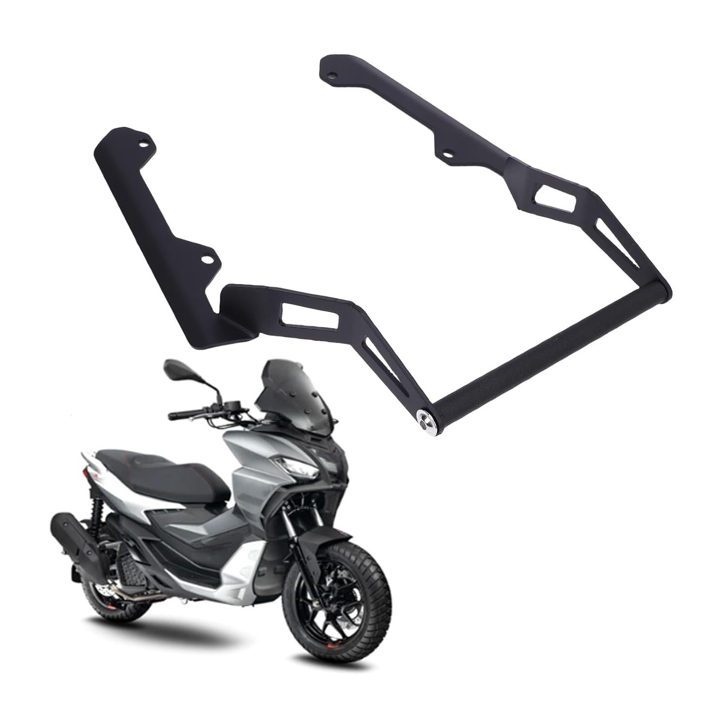 Suporte GPS Moto Aprilia SR GT 200: Navegação Segura e Ajustável sem Perfuração