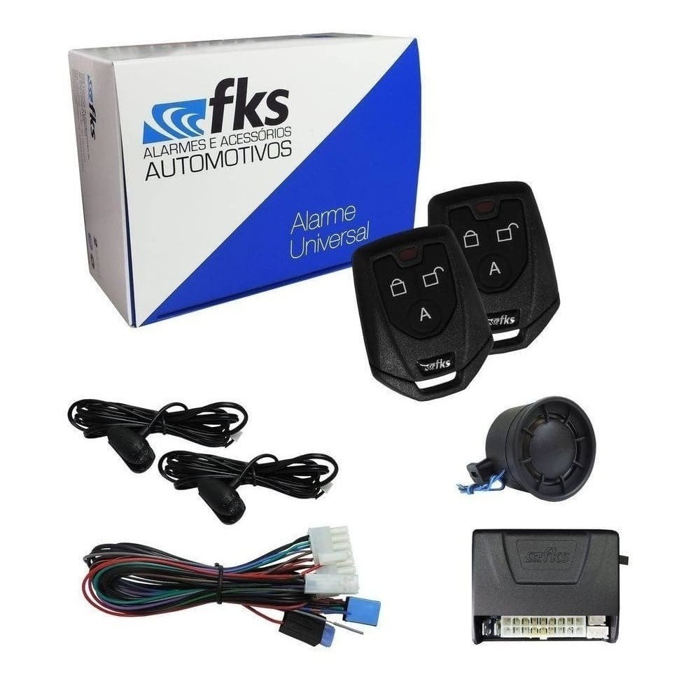 Alarme Automotivo FKS FK902: Proteção Total + Desliga Rádio