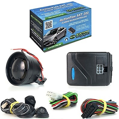 Alarme Automotivo Sistec Action Flex: Proteção Keyless!
