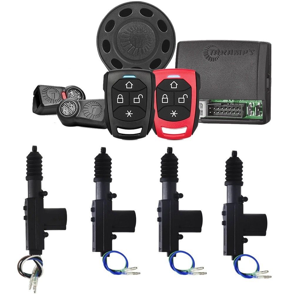 Alarme Automotivo Taramps + Trava Elétrica 4 Portas