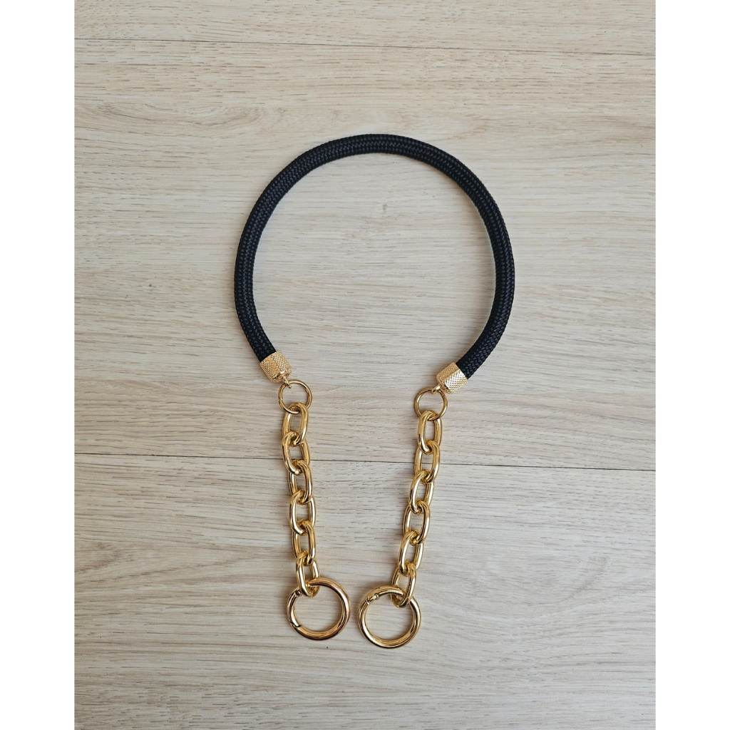 Alça de Cordão com Corrente 8mm para Bolsas