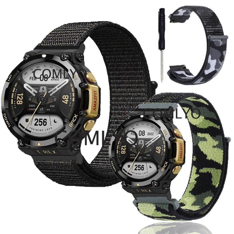 Alça de Nylon para Amazfit T-rex 2 – Conforto e Estilo para Todos