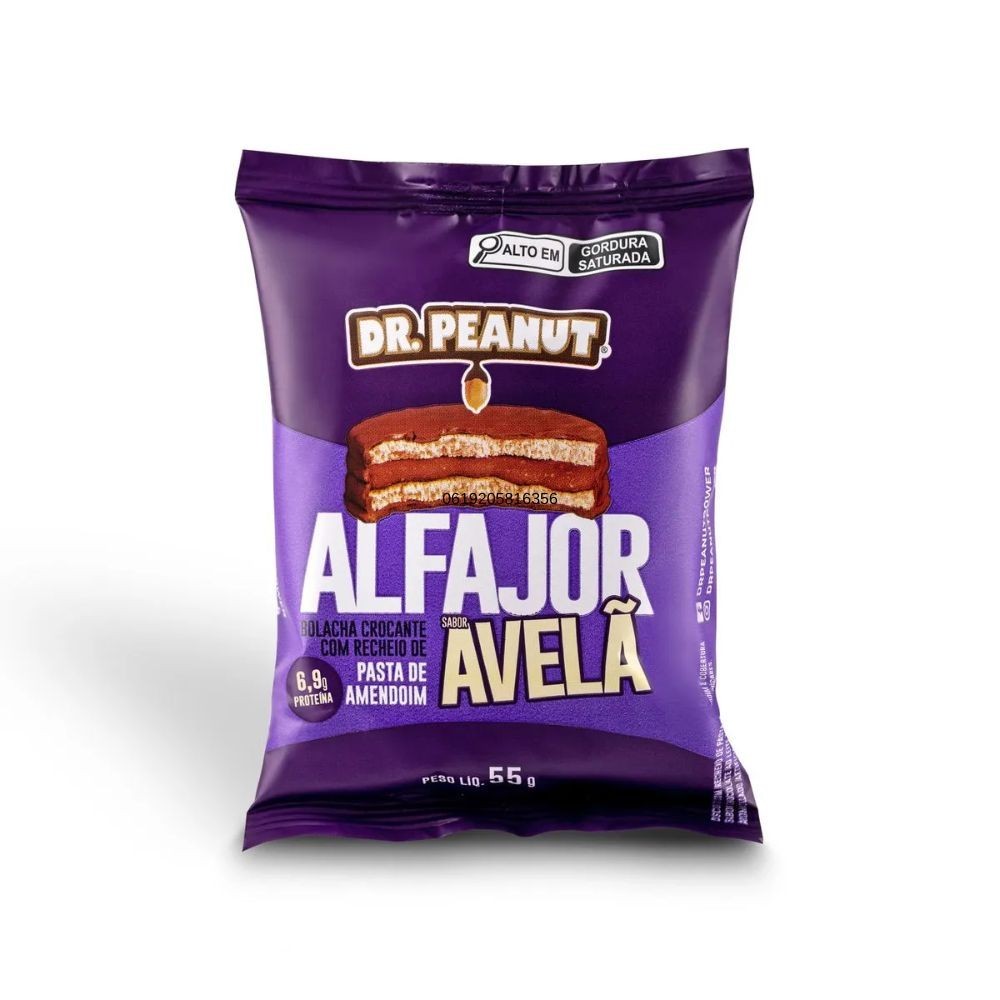 Alfajor Dr. Peanut Avelã 55g: Sabor e Proteína!