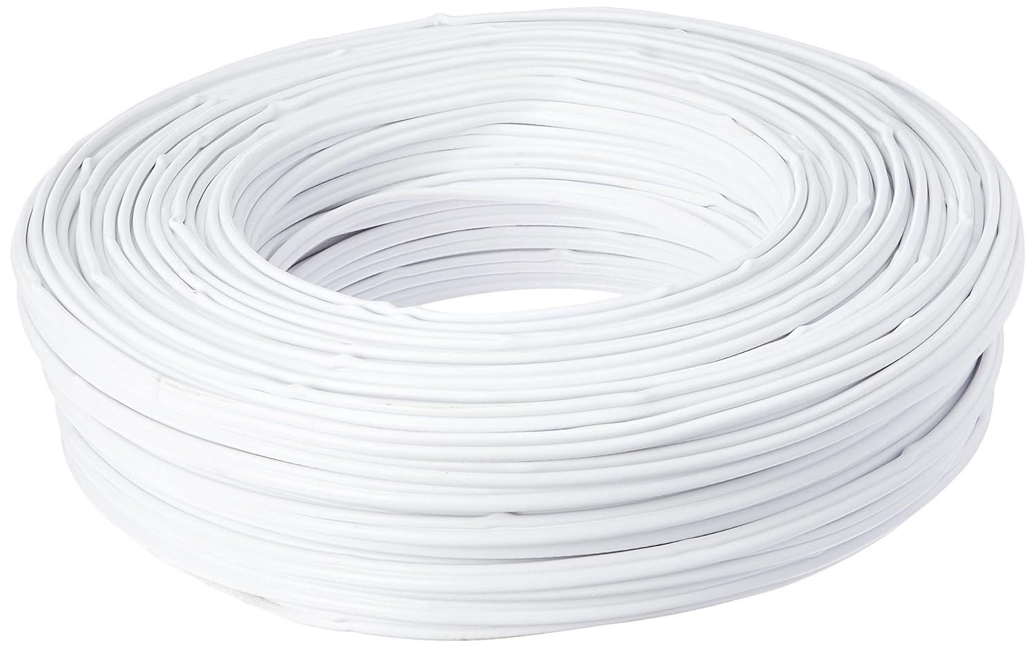 Cabo Coaxial DNI CCX HD40A HD 40 com Alimentação - 100m Branco | Conexão Confiável