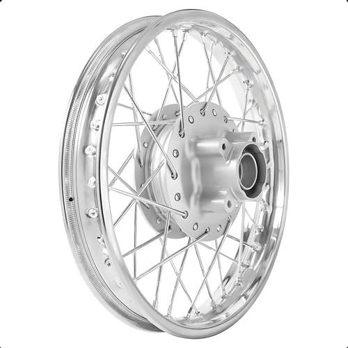 Roda Traseira Cromada Raiada Pop 100 / Pop 110i 4mm - Alinhada e Balanceada