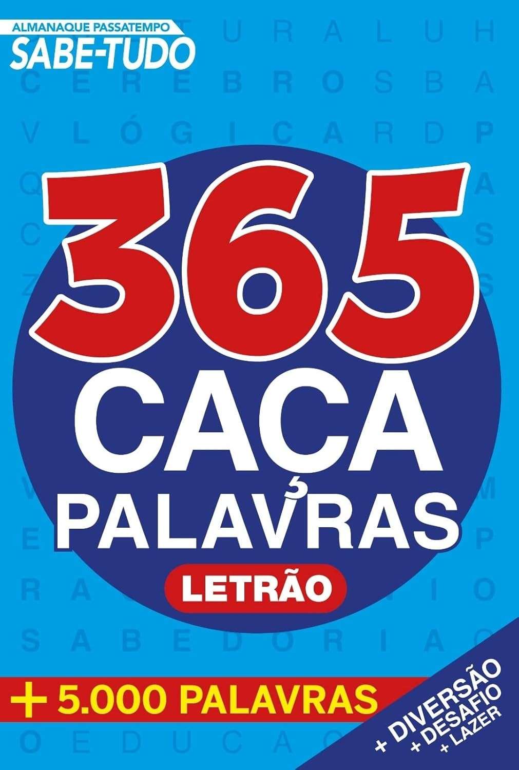 Almanaque Passatempo Sabe Tudo: 365 Caça-Palavras para Desafiar sua Mente!